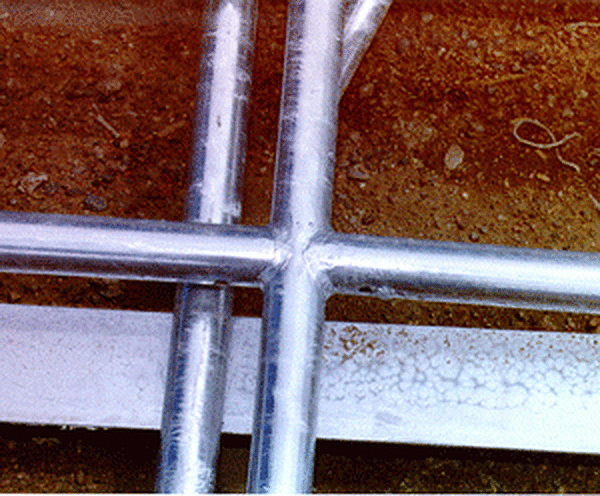 Welding galvanized steel