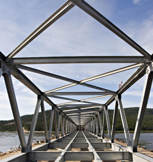 Churchill River Bridge, Goose Bay Labrador, Newfoundland, Canada