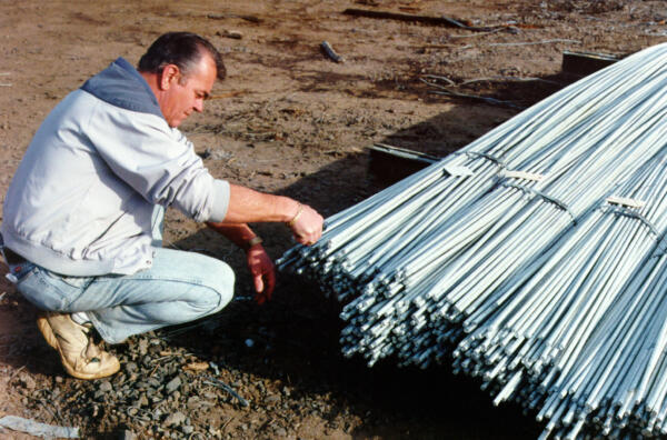 galvanized steel rebar inspection